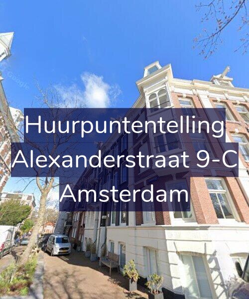 Foto gevel Huurpuntentelling voor Alexanderstraat 9-C, Amsterdam