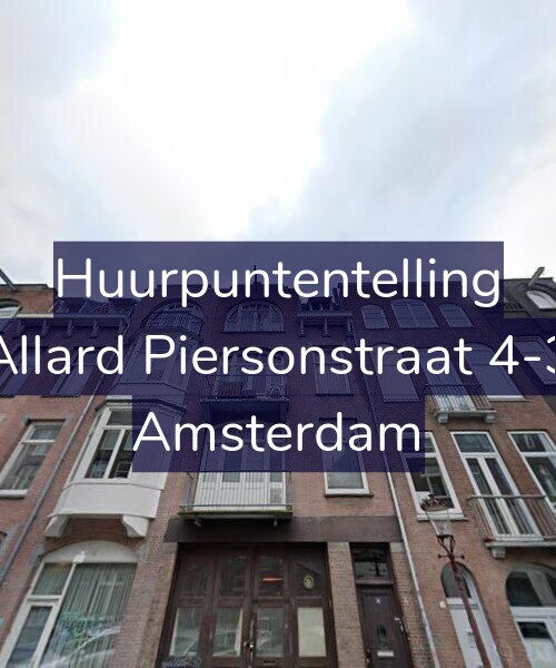Foto gevel Huurpuntentelling voor Allard Piersonstraat 4-3, Amsterdam