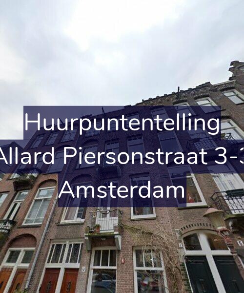Foto gevel Huurpuntentelling voor Allard Piersonstraat 3-3, Amsterdam