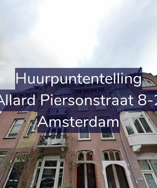 Foto gevel Huurpuntentelling voor Allard Piersonstraat 8-2, Amsterdam