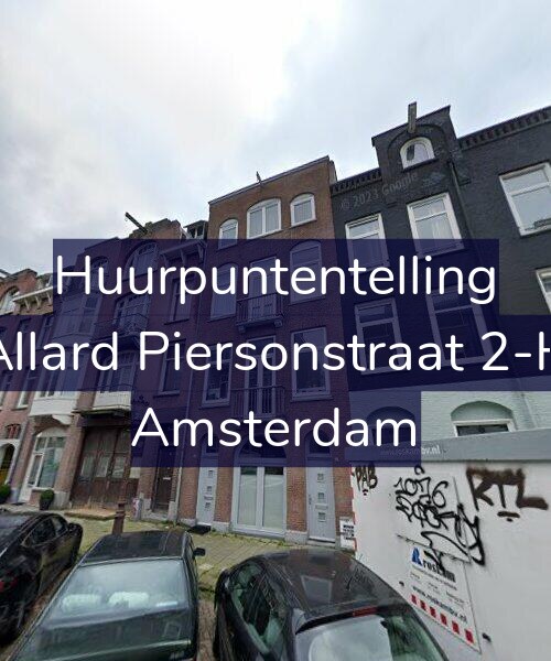 Foto gevel Huurpuntentelling voor Allard Piersonstraat 2-H, Amsterdam