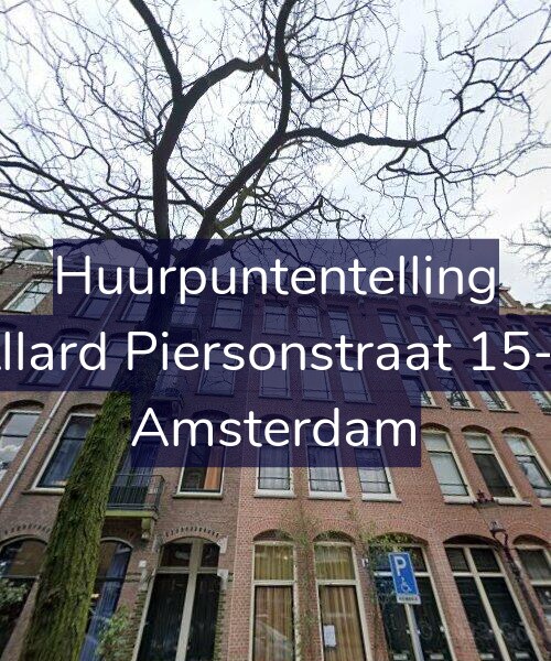 Foto gevel Huurpuntentelling voor Allard Piersonstraat 15-2, Amsterdam
