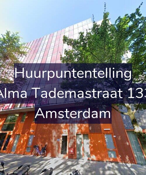 Foto gevel Huurpuntentelling voor Alma Tademastraat 133, Amsterdam