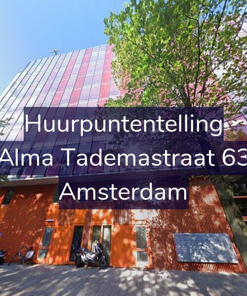 Foto gevel Huurpuntentelling voor Alma Tademastraat 63, Amsterdam