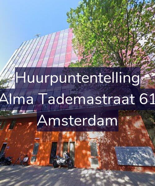 Foto gevel Huurpuntentelling voor Alma Tademastraat 61, Amsterdam