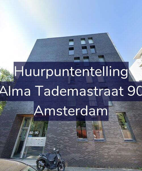 Foto gevel Huurpuntentelling voor Alma Tademastraat 90, Amsterdam