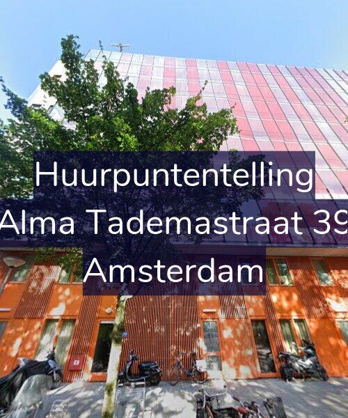Foto gevel Huurpuntentelling voor Alma Tademastraat 39, Amsterdam
