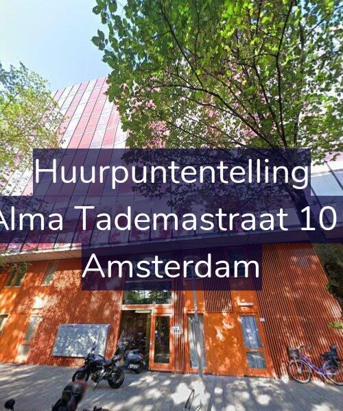 Foto gevel Huurpuntentelling voor Alma Tademastraat 101, Amsterdam