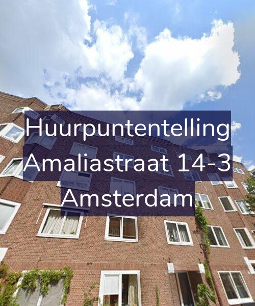 Foto gevel Huurpuntentelling voor Amaliastraat 14-3, Amsterdam