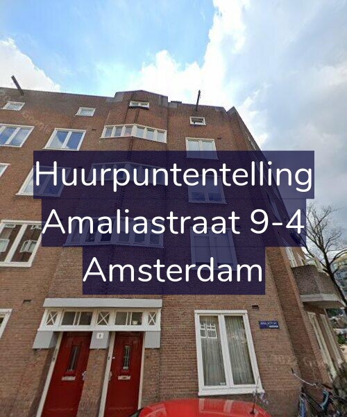 Foto gevel Huurpuntentelling voor Amaliastraat 9-4, Amsterdam