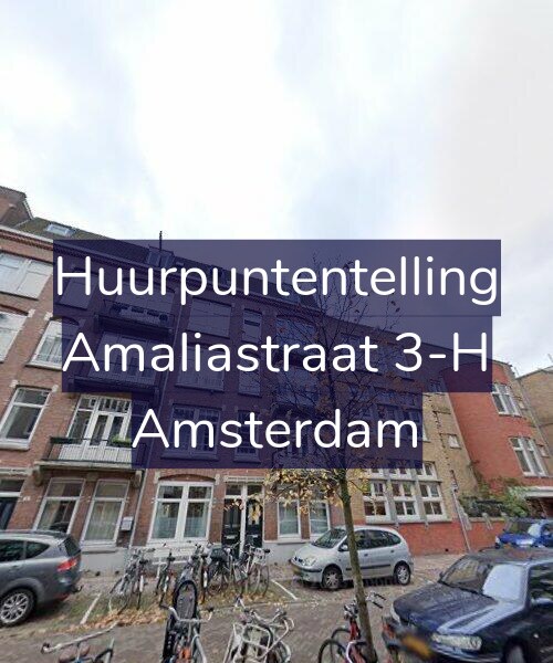 Foto gevel Huurpuntentelling voor Amaliastraat 3-H, Amsterdam