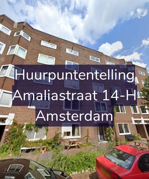 Foto gevel Huurpuntentelling voor Amaliastraat 14-H, Amsterdam