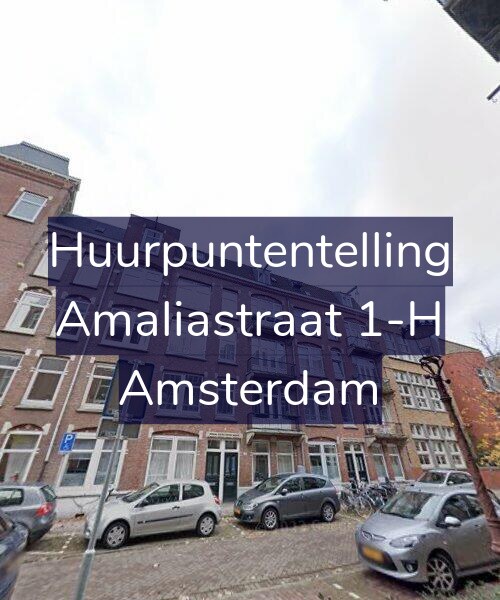 Foto gevel Huurpuntentelling voor Amaliastraat 1-H, Amsterdam
