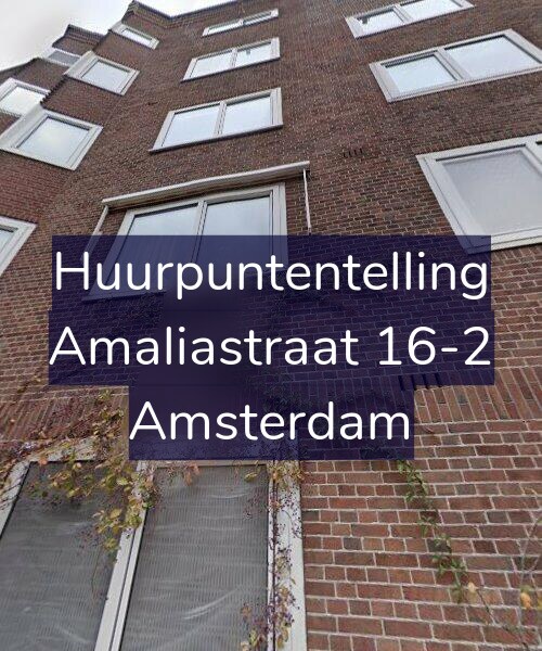 Foto gevel Huurpuntentelling voor Amaliastraat 16-2, Amsterdam