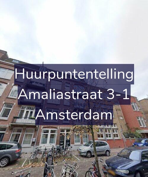 Foto gevel Huurpuntentelling voor Amaliastraat 3-1, Amsterdam
