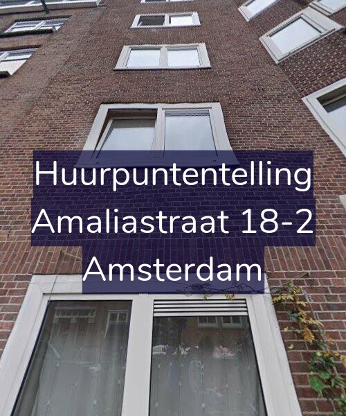 Foto gevel Huurpuntentelling voor Amaliastraat 18-2, Amsterdam