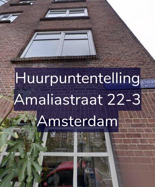 Foto gevel Huurpuntentelling voor Amaliastraat 22-3, Amsterdam
