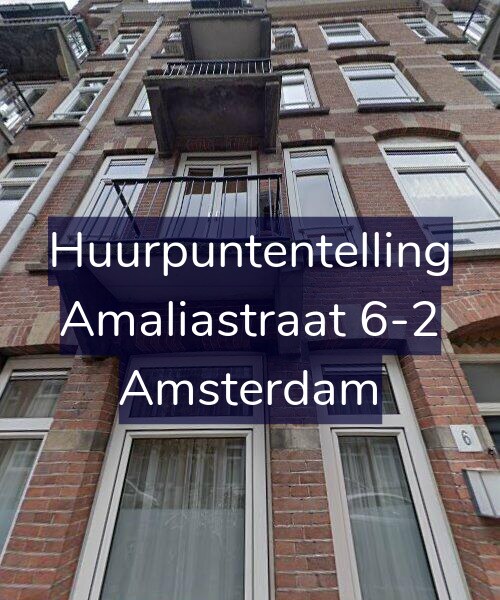 Foto gevel Huurpuntentelling voor Amaliastraat 6-2, Amsterdam
