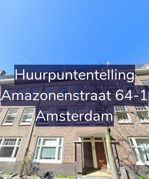 Foto gevel Huurpuntentelling voor Amazonenstraat 64-1, Amsterdam