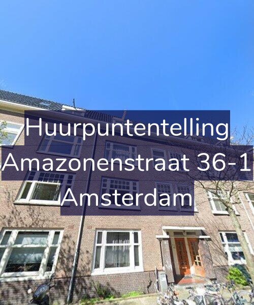 Foto gevel Huurpuntentelling voor Amazonenstraat 36-1, Amsterdam