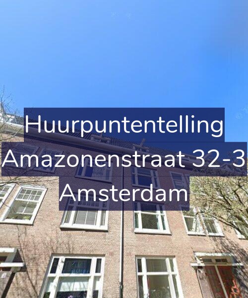 Foto gevel Huurpuntentelling voor Amazonenstraat 32-3, Amsterdam