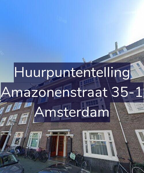 Foto gevel Huurpuntentelling voor Amazonenstraat 35-1, Amsterdam
