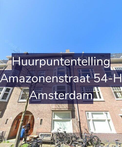 Foto gevel Huurpuntentelling voor Amazonenstraat 54-H, Amsterdam