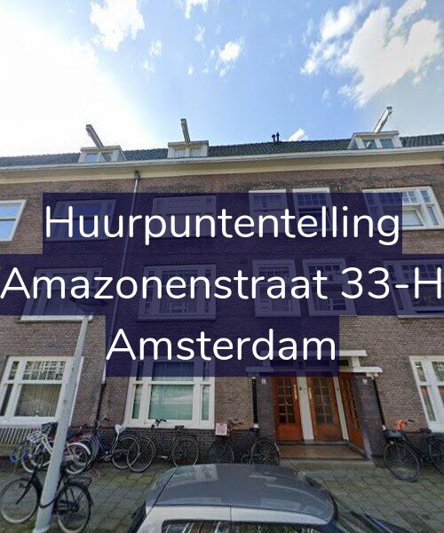 Foto gevel Huurpuntentelling voor Amazonenstraat 33-H, Amsterdam