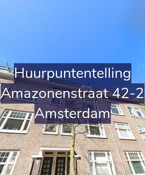 Foto gevel Huurpuntentelling voor Amazonenstraat 42-2, Amsterdam