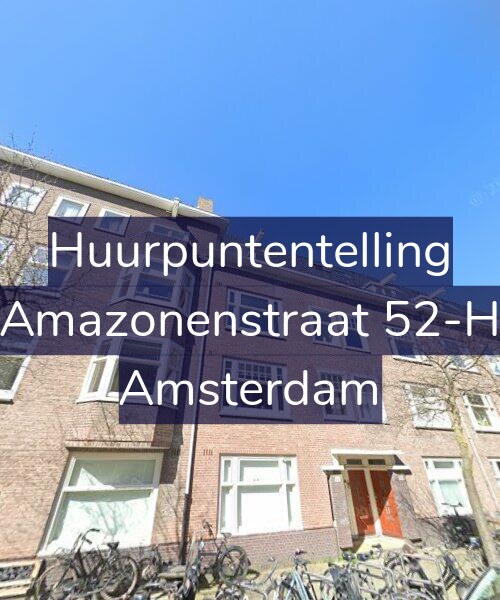 Foto gevel Huurpuntentelling voor Amazonenstraat 52-H, Amsterdam