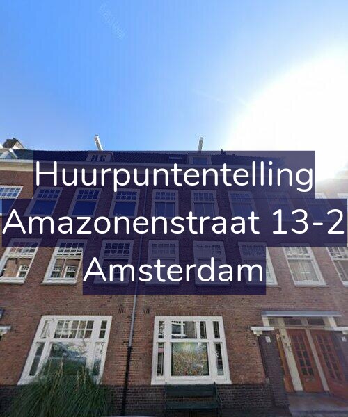 Foto gevel Huurpuntentelling voor Amazonenstraat 13-2, Amsterdam