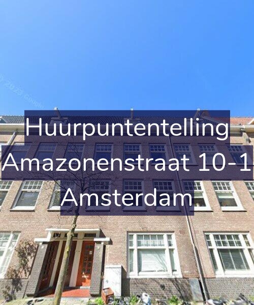 Foto gevel Huurpuntentelling voor Amazonenstraat 10-1, Amsterdam