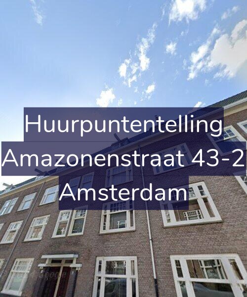 Foto gevel Huurpuntentelling voor Amazonenstraat 43-2, Amsterdam