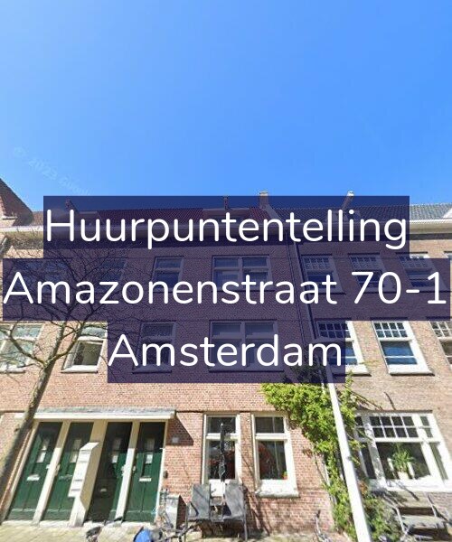 Foto gevel Huurpuntentelling voor Amazonenstraat 70-1, Amsterdam