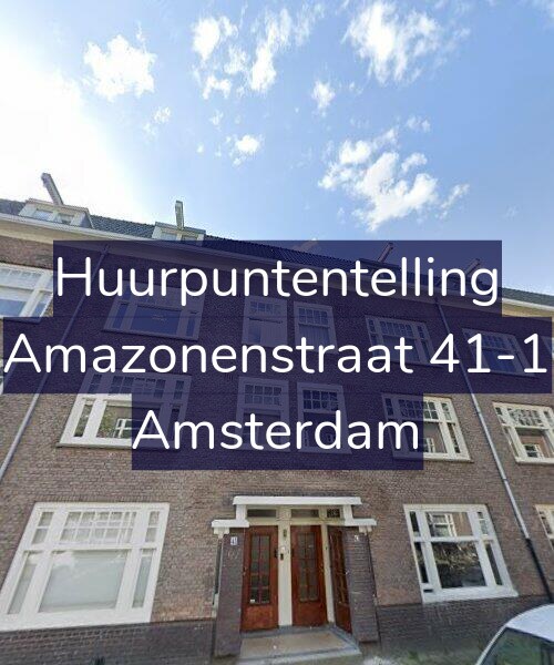 Foto gevel Huurpuntentelling voor Amazonenstraat 41-1, Amsterdam