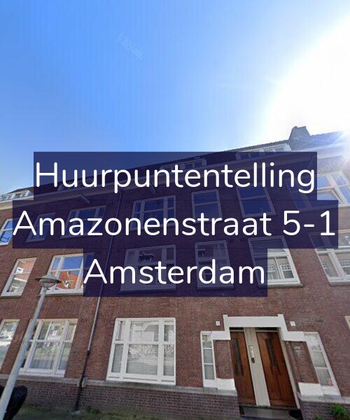 Foto gevel Huurpuntentelling voor Amazonenstraat 5-1, Amsterdam