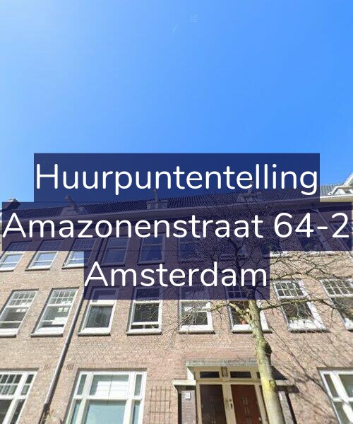 Foto gevel Huurpuntentelling voor Amazonenstraat 64-2, Amsterdam