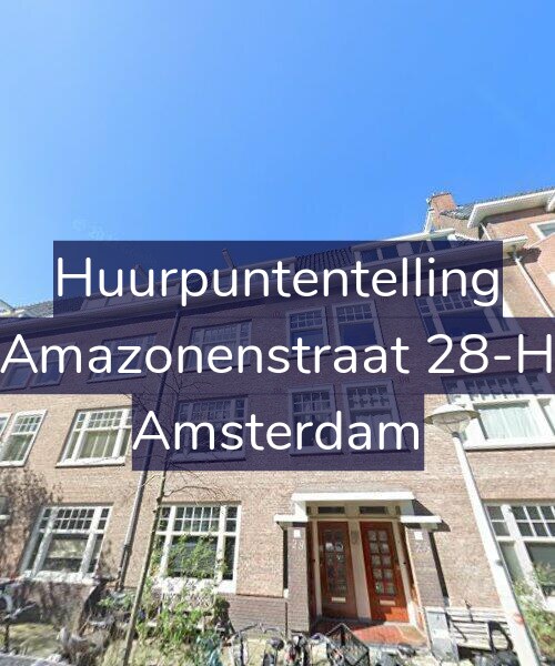 Foto gevel Huurpuntentelling voor Amazonenstraat 28-H, Amsterdam