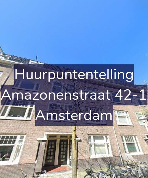 Foto gevel Huurpuntentelling voor Amazonenstraat 42-1, Amsterdam
