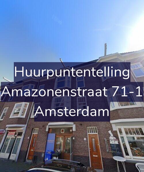 Foto gevel Huurpuntentelling voor Amazonenstraat 71-1, Amsterdam