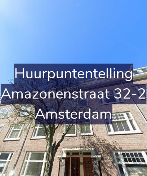Foto gevel Huurpuntentelling voor Amazonenstraat 32-2, Amsterdam