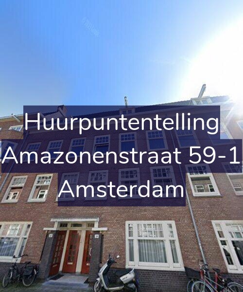 Foto gevel Huurpuntentelling voor Amazonenstraat 59-1, Amsterdam