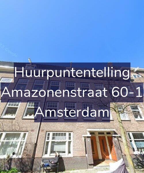 Foto gevel Huurpuntentelling voor Amazonenstraat 60-1, Amsterdam