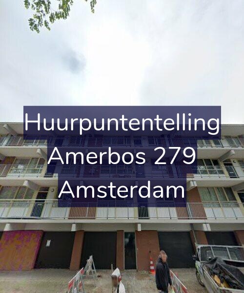 Foto gevel Huurpuntentelling voor Amerbos 279, Amsterdam