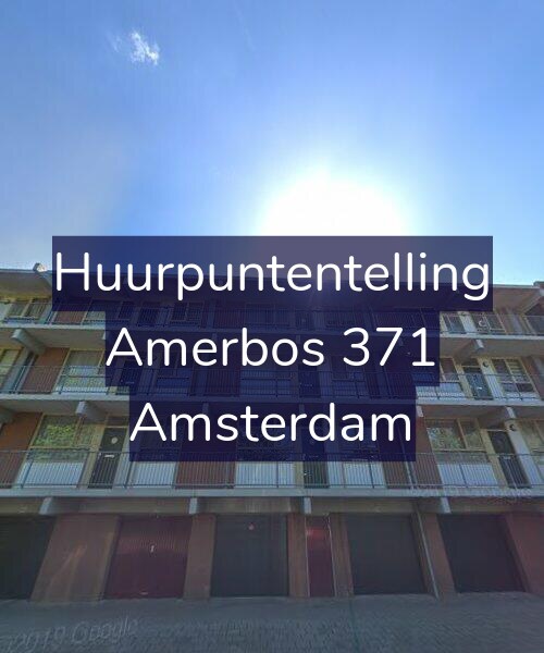 Foto gevel Huurpuntentelling voor Amerbos 371, Amsterdam