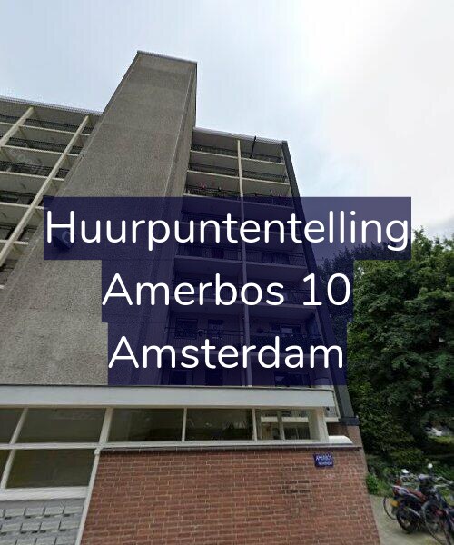Foto gevel Huurpuntentelling voor Amerbos 10, Amsterdam