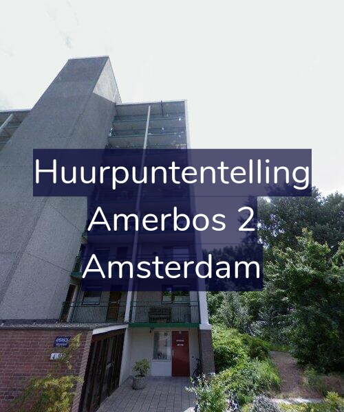 Foto gevel Huurpuntentelling voor Amerbos 2, Amsterdam
