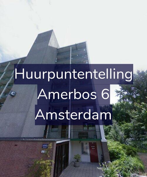 Foto gevel Huurpuntentelling voor Amerbos 6, Amsterdam