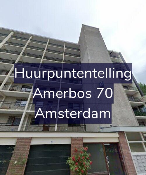 Foto gevel Huurpuntentelling voor Amerbos 70, Amsterdam