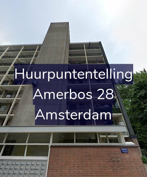 Foto gevel Huurpuntentelling voor Amerbos 28, Amsterdam